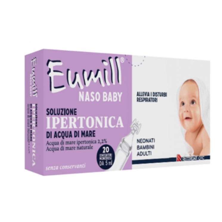 Eumill Naso Baby Soluzione Ipertonica 20 Flaconcini 5 ml